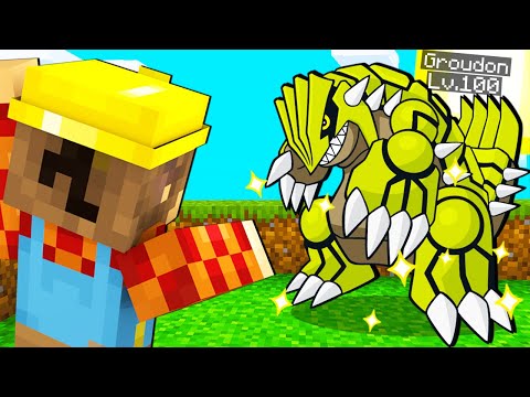 LET'S CHALLENGE SHINY GROUDON LEVEL 100 IN PIXELMON ON MINECRAFT ITA!!