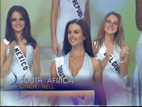 HD MISS UNIVERSE 2003 Top 15 Announcement   YouTube