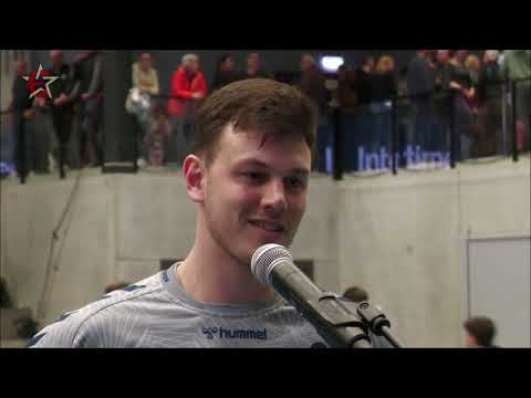 Pauseninterview mit Marco Wyss (Torhüter STV Baden) und Fabian Spuler (Torhüter Handball Endingen)