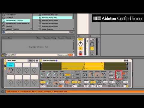 Sound Design and FX processing with Live's Simpler