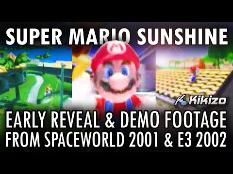 Mario Sunshine beta footage Spaceworld 2001 & E3 2002