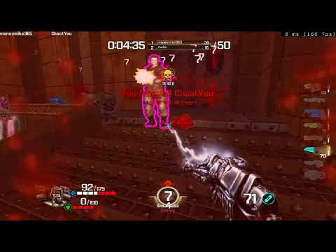 Quake Champions: Doom Edition | FFA Deathmatch Gameplay (on Blood Run)