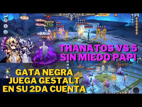 THANATOS 1 VS 5: EL INMORTAL THANATOS DE UNA BALLENA, GATA NEGRA SIGUE JUGANDO A GESTALT EN SU SMURF