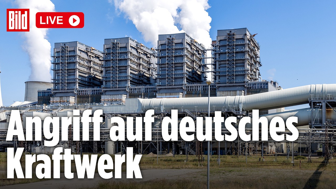 🔴 BRANDENBURG: Behörden äußern sich zu Explosion am Kraftwerk | BILD LIVE