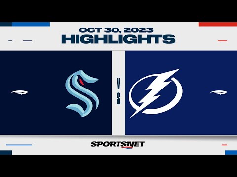 NHL Highlights | Kraken vs. Lightning - October 30, 2023