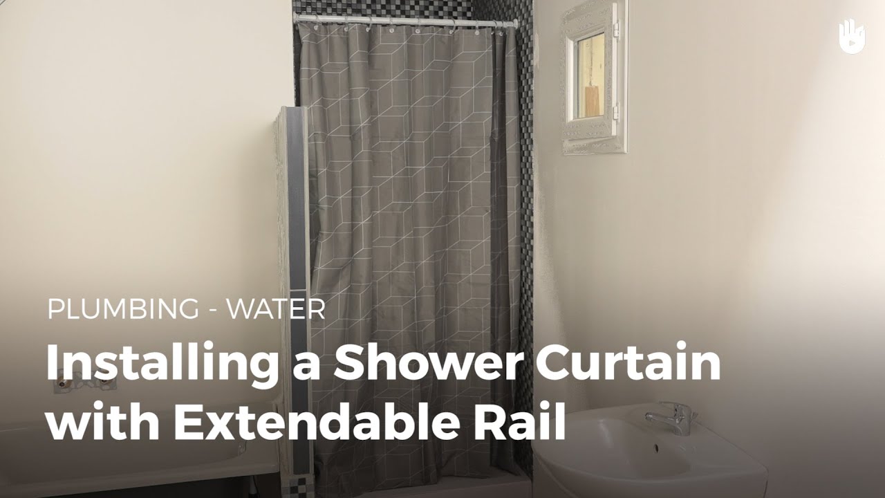 How to Install a Shower Curtain Household DIY Projects Sikana