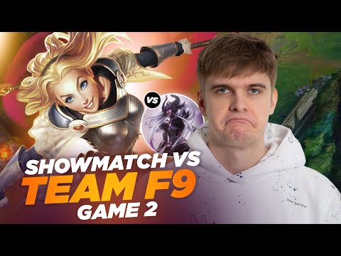 RHOBALAS : GAME 2 SHOWMATCH VS TEAM F9 - LUX VS SYNDRA | LOL FR