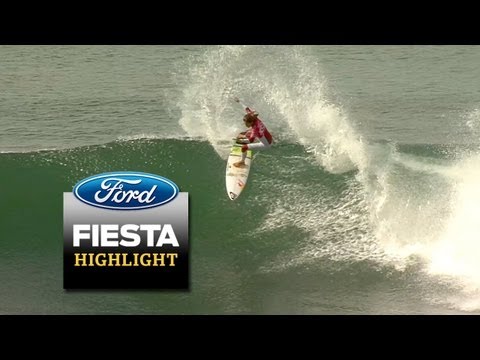 2012 Rip Curl Women's Pro Round 1 - Heat 5 highlights presented by Ford Fiesta