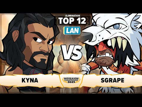 Sgrape vs Kyna - Elimination Top 12 - Midseason Championship 2025 - LAN 1v1