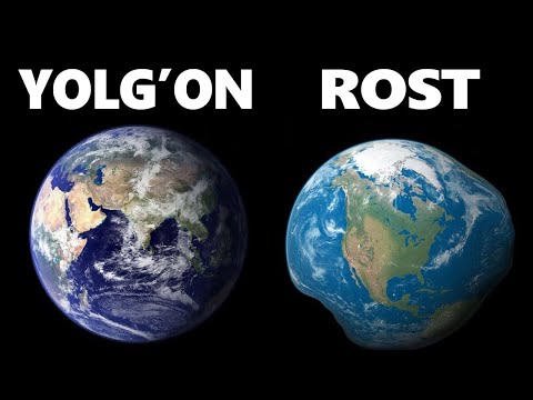 Kosmosdan Yer Aslida Qanday Ko'rinadi?