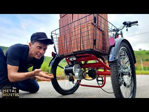 How to motorize a tricycle.