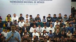 SECRETARIO DE EDUCACION PUBLICA AURELIO NUÑO MAYER EN EL INSTITUTO TECNOLOGICO DE APIZACO