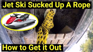 Jet Ski Impeller ● How To Remove Rope Tangled Up Inside Your Jet Ski Wave Runner Sea-Doo ✅