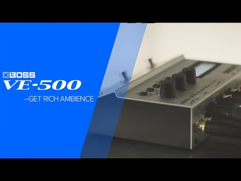 Boss VE-500 Vocal Performer Effects Pedal | Sweetwater Boss VE-500 Vocal Performer Effects Pedal | Sweetwater