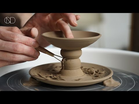 2단 디저트 접시 만들기 : Making a ceramic 2 Tier Plate [ONDO STUDIO]
