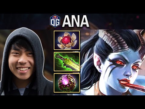 OG.ANA QUEEN OF PAIN WITH ETHEREAL BLADE - DOTA 2 7.27 GAMEPLAY