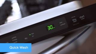 Frigidaire Dishwasher: Time Saving 30-Minute Quick Wash Feature