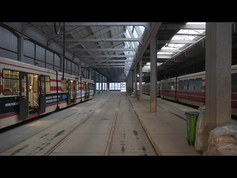 HTM MAT-rit tramlijn 1 Remise Scheveningen - Scheveningen Noorderstrand | GTL8 3075 | 2017