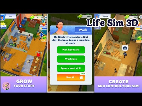 Life Sim 3D: Family Simulator Game Gameplay Mobile Android - YouTube