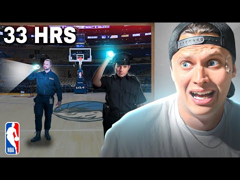 HIDING Inside a Stadium For 2 DAYS (NBA FINALS)