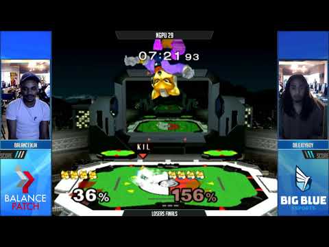 NGPU 29 SSBM - BAL | KJH (Default Fox) vs. DBJ | Joyboy (Blue Fox) - Melee LF