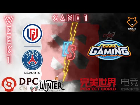 PSG LGD VS DAWN GAMING (CDEC) | GAME 1 | BO3 | DIVISION 1 | DPC CHINA WINTER TOUR 2023