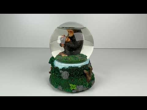 The San Francisco Music Box Company Chimpanzee Monkey Baby Water