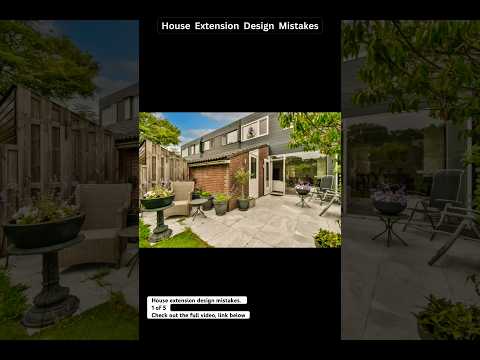 Don’t stick an extension on the side of your house