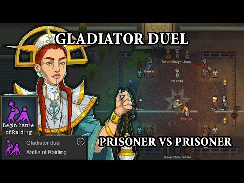 Gladiator Duel between prisoners - RimWorld Ideology
