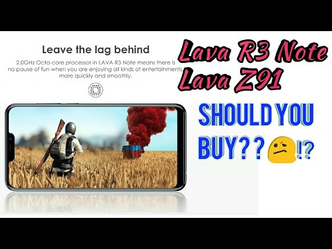 #LavaR3Note ( lava z91) | Lava's first phone with Notch 19:9 Display and portrait lighting