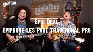 Video thumbnail for Epic Deals - Epiphone Les Paul Traditional Pro by Andertons Music Co