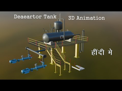 Deaerator Tank | Working Introduction | 3D Animation Video