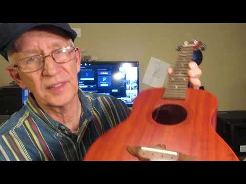 Putting Low G PhD strings on Aklot tenor ukulele.