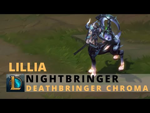 Nightbringer Lillia Deathbringer Chroma - League of Legends