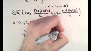 Roots of Complex Numbers Example 4