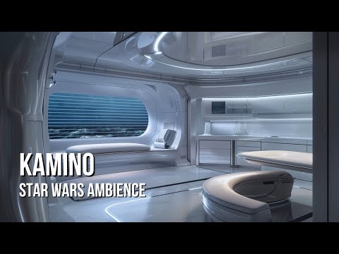 Kamino Apartment | Star Wars Ambience | Cozy Thunderstorm, Sleep Aid