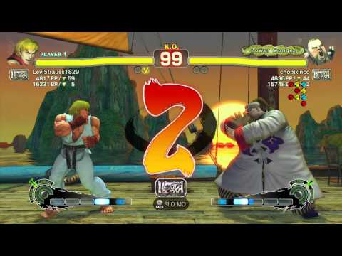 USF4 ONLINE RANKED Levistrauss1829 (Ken) VS Chobixinco (Rufus)