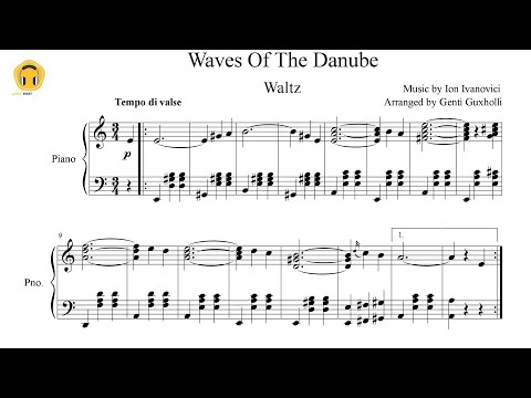 Waves Of The Danube by Ion Ivanovici (Piano Solo/Sheets)