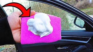 Wipe your Car Windshield with Shaving Cream and WATCH WHAT HAPPENS