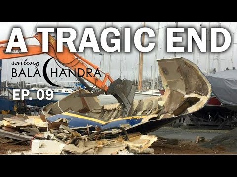 A Tragic End: I visit a Sailboat Salvage Sale | Sailing Balachandra E09