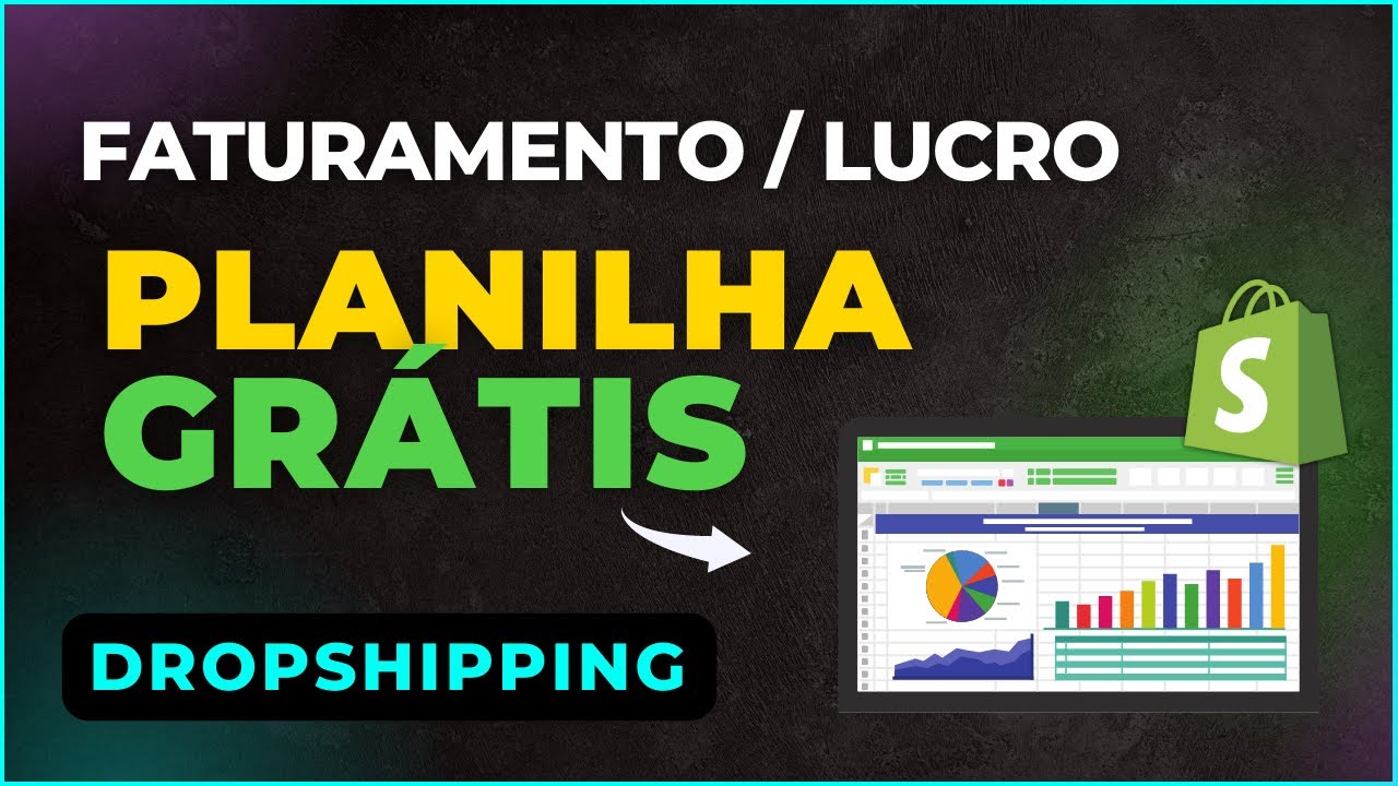 PLANILHA GRÁTIS - PARA DROPSHIPPING