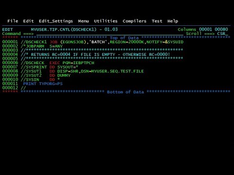 z/OS Tipps und Tricks - Dataset Check I
