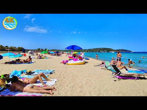 Beach Walk Saint-Tropez 4K 🌞 August 2022 🧡