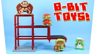 World of Nintendo 8-Bit Mario Luigi Donkey Kong & Link Toys Series 1-5