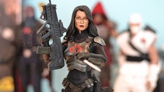 12" 1/6 Sideshow Exclusive COBRA BARONESS FIGURE! Intelligence Officer Enemy! G.I.JOE review