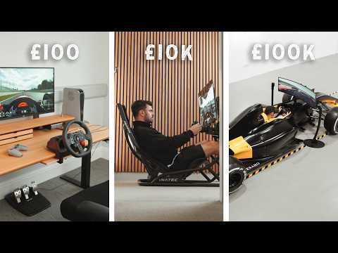 £100 vs. £100,000 Formula 1 Sim Racing Setup.