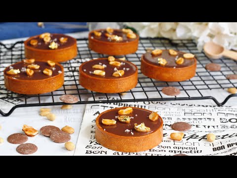 🍫Tartes au Chocolat Caramel et Cacahuètes façon Snickers 🍫