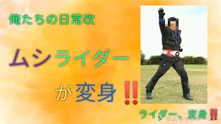 ムシライダーが変身⁉️平成仮面ライダー、ウィザード～ジオウまで😁