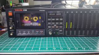 Video thumbnail for Tascam 238 8-Track Professional Cassette Recorder by A R Voss