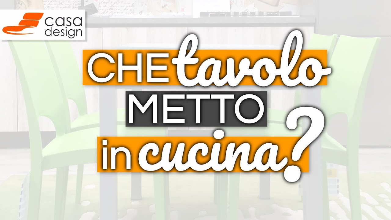 Watch Now Che tavolo metto in cucina Che tavolo metto in cucina